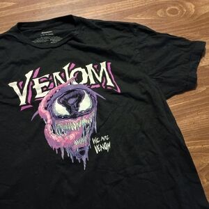 VENOM T-SHIRT - Large // Marvel Spider-Man villain alien comic book tee shirt